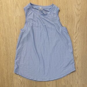 CALIA by Carrie Underwood Blue Striped Tank Top